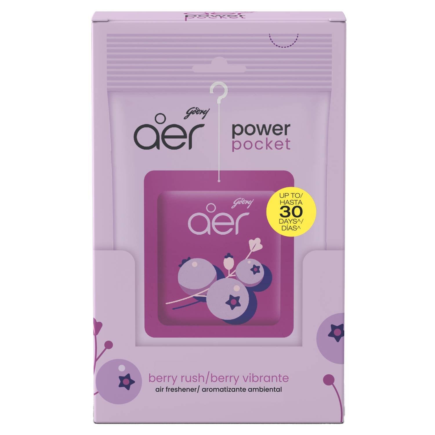 AER AIR FRESHENER BERRY RUSH 6/BX