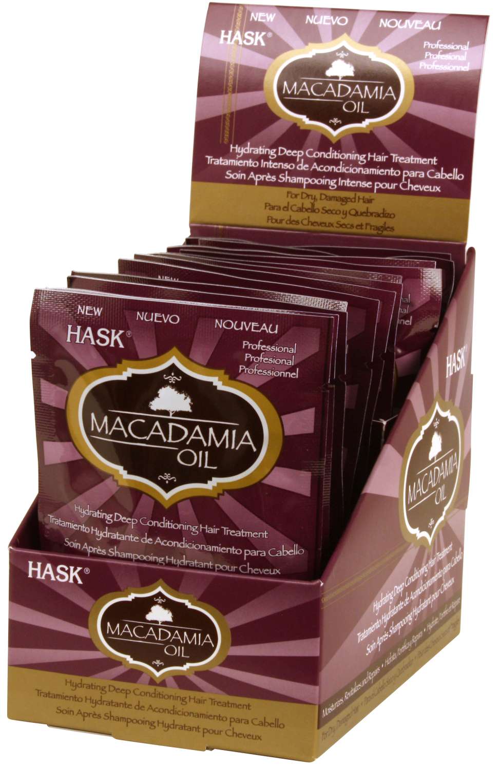 HASK PK MACADAMIA OIL 12/DP