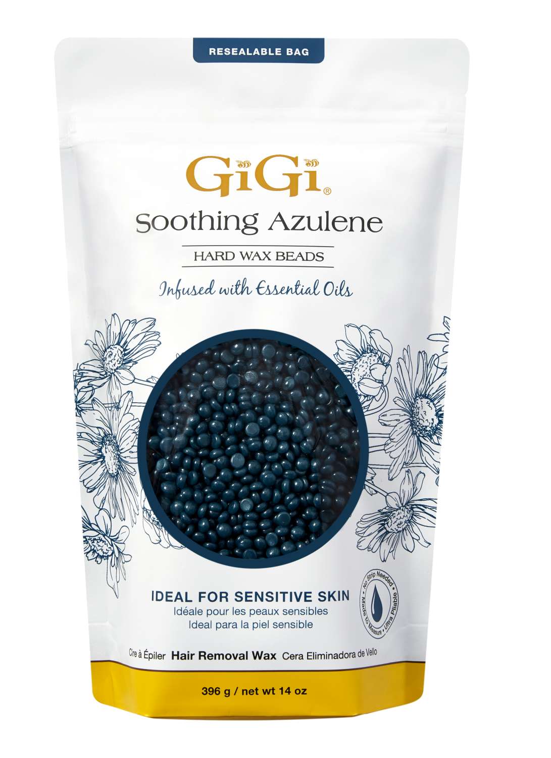 GIGI WAX BEADS SOOTHING AZULENE SENSITIV