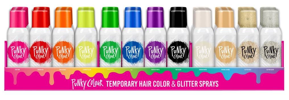 PUNKY HAIR SPRAYS EMPTY DISPLAY