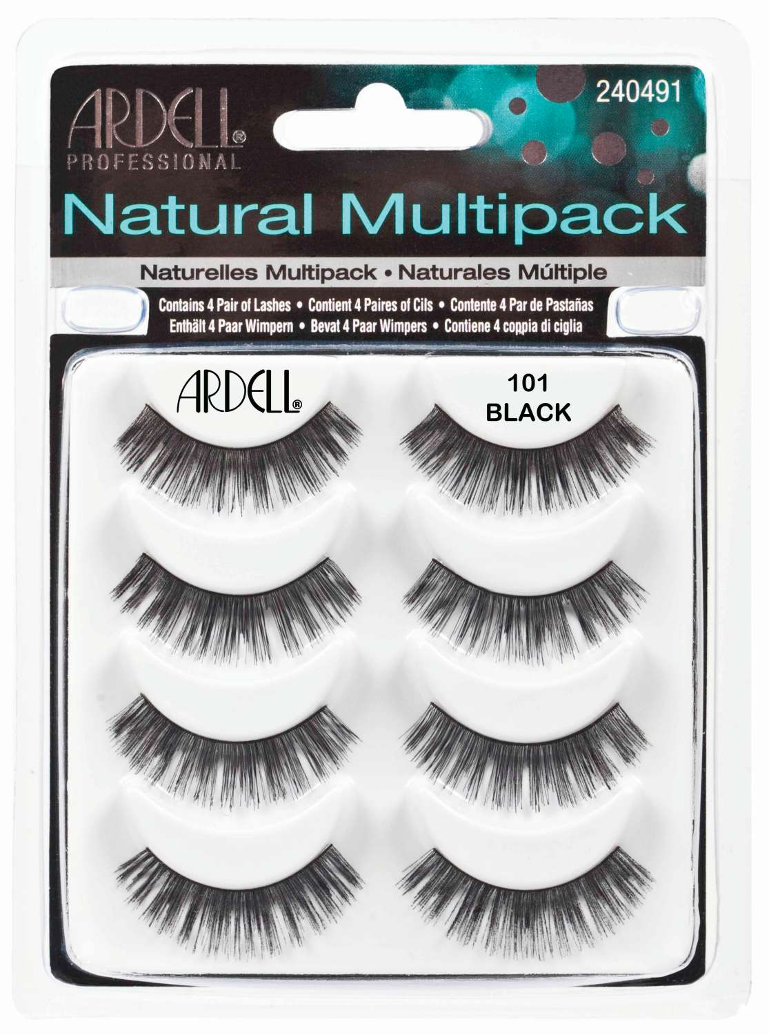 ARDELL NATURAL LASH #101 MT 4PK