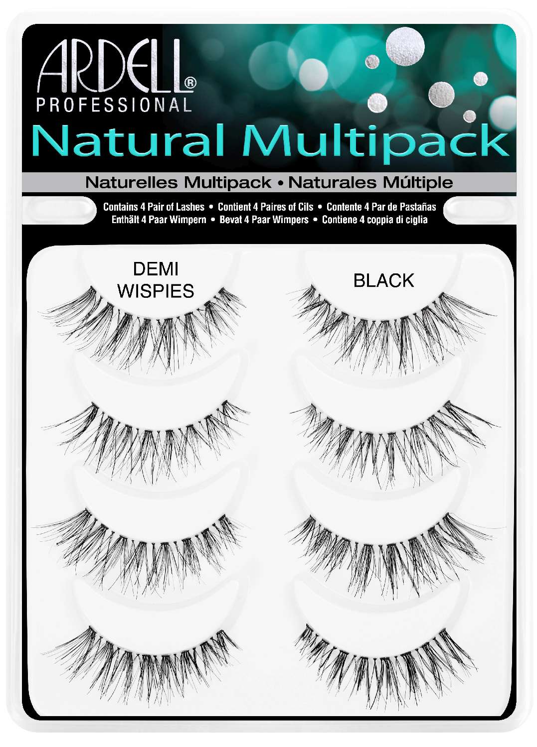ARDELL NATURAL #DEMI WISPIES MT 4PK