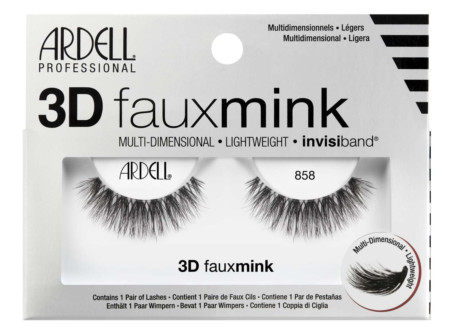 ARDELL FAUX MINK INV 3D #858