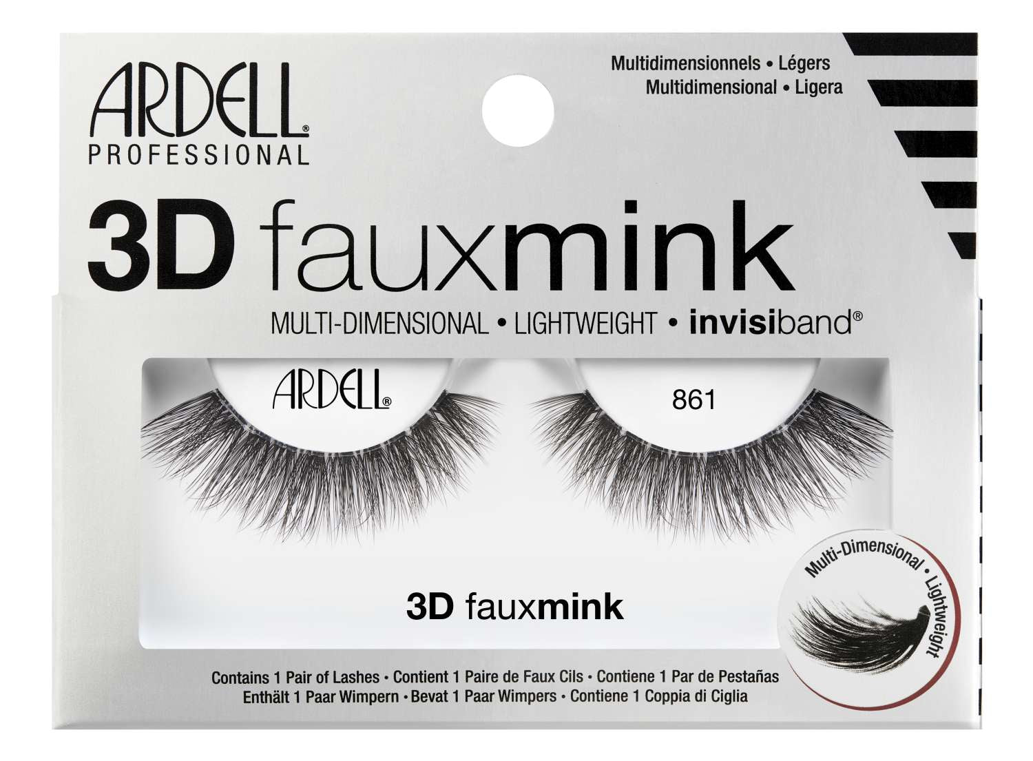 ARDELL FAUX MINK INV 3D #861