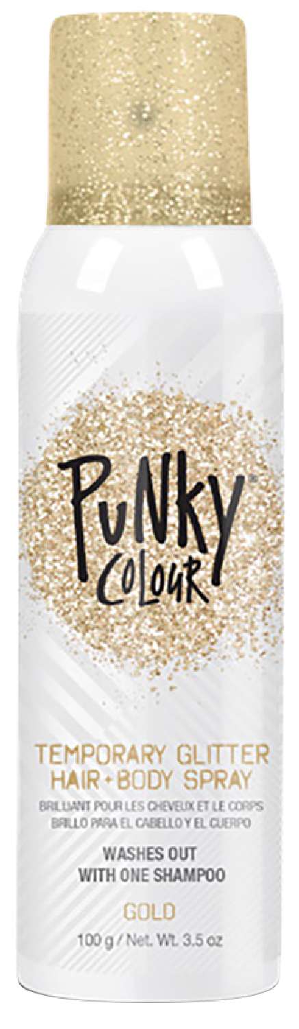 PUNKY HAIR SPRAYS GLITTERS GOLD