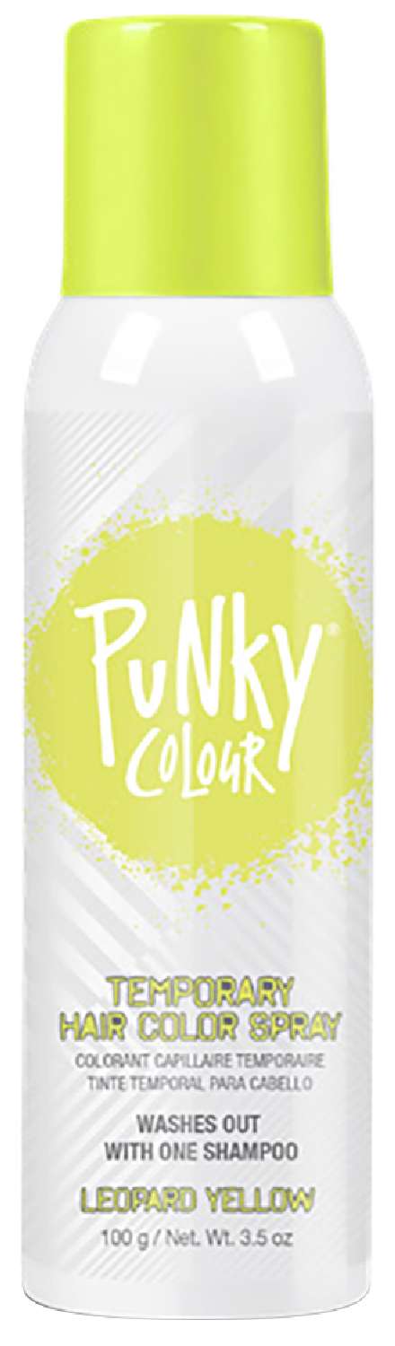 PUNKY HAIR SPRAYS LEOPARD YELLOW