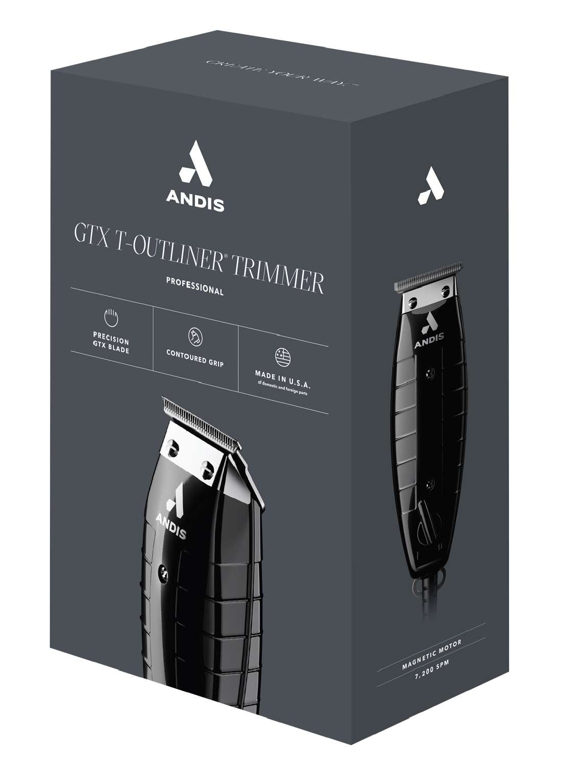 ANDIS TRIMMER T-OUTLINER BLACK NEW PACK