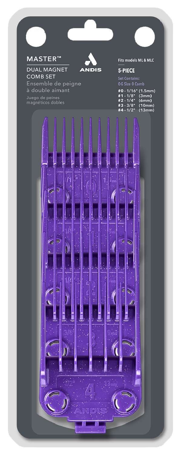 ANDIS ATTCH COMB NANO 2 MAG SM 5 PC NEW PACK