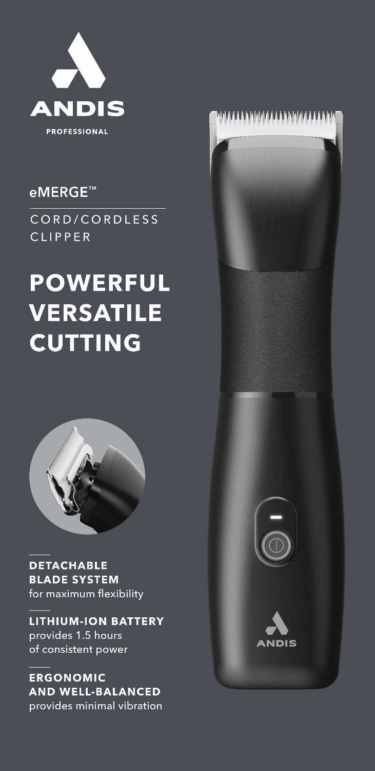 ANDIS CLIPPER EMERGE