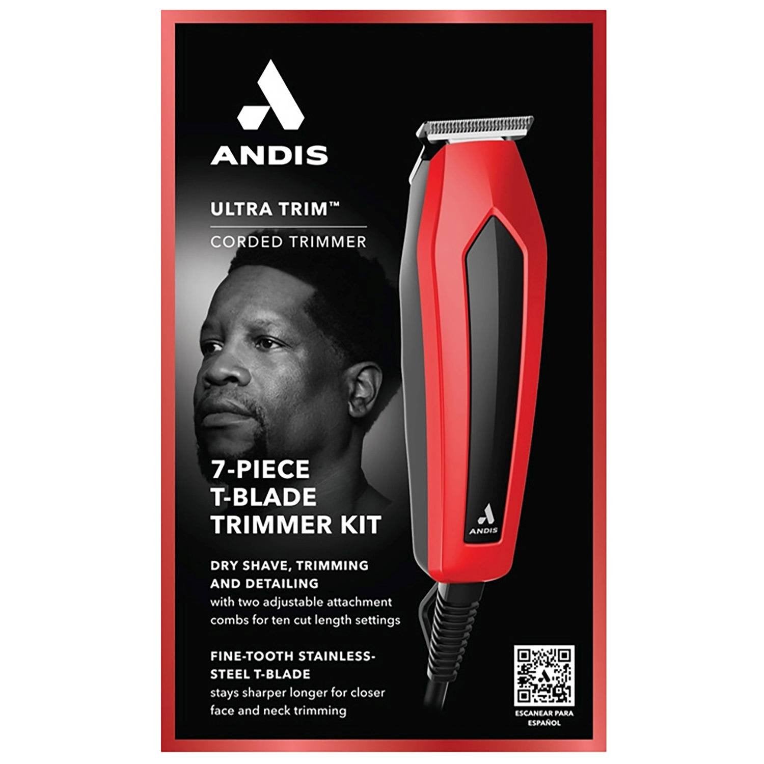 ANDIS AT-HOME TRIMMER ULTRA TRIM RED