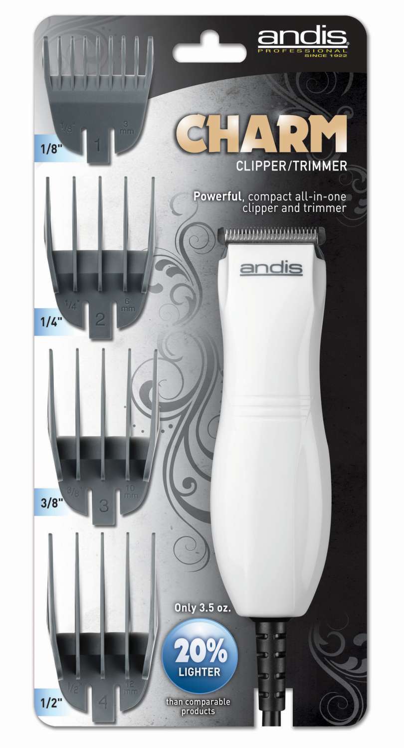 ANDIS TRIMMER CHARM WHITE