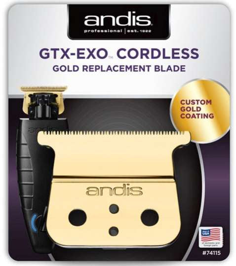 ANDIS BLADE T-OUT SHALLOW TOOTH GOLD