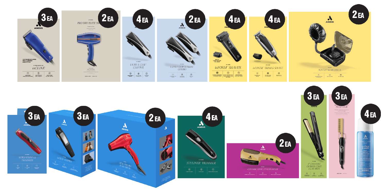 ANDIS AT-HOME SET LEVEL B