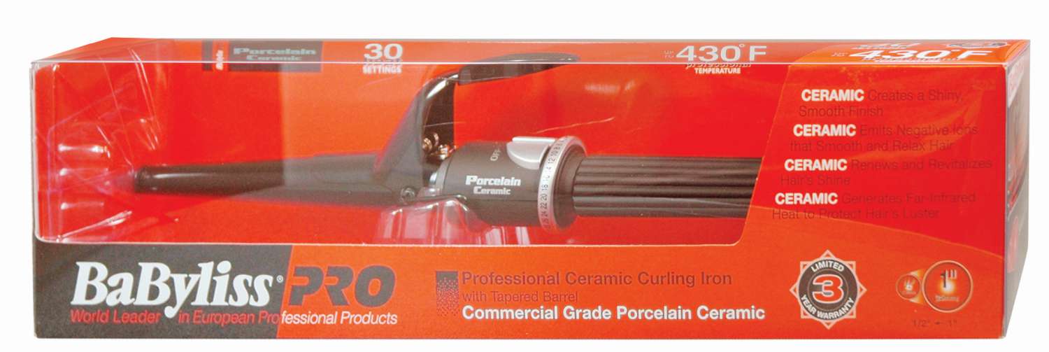 BABYLISS PORC TAPERED IRON