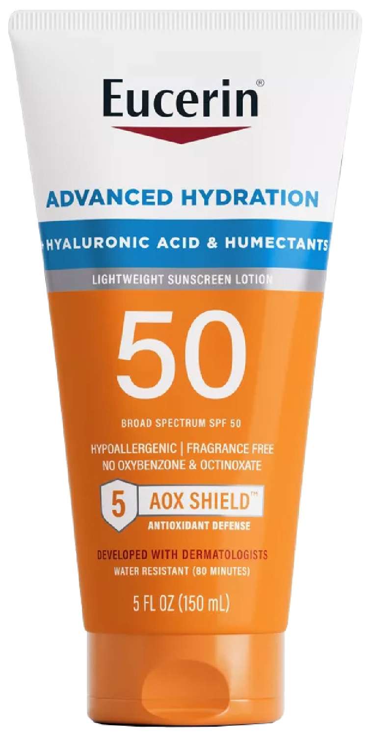 EUCERIN SUN ADVANCED HYDRATION LOTION 50