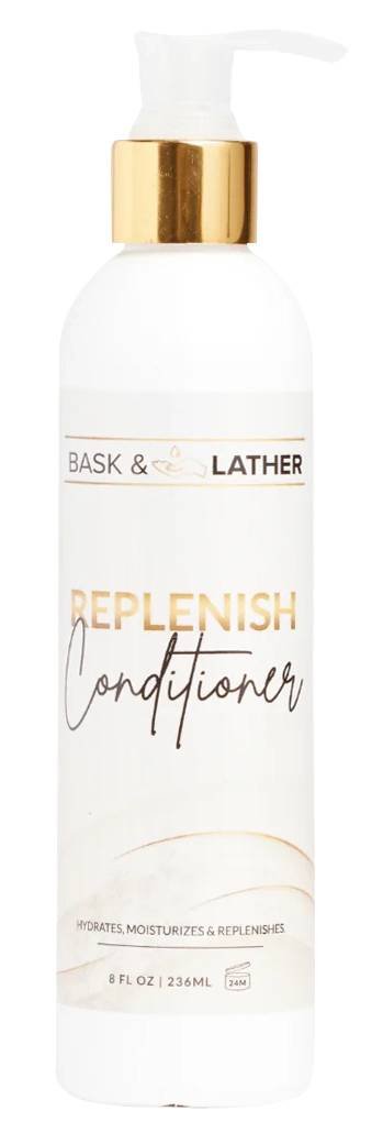 BASK&LATHER REPLENISH CONDTIONER 8 OZ