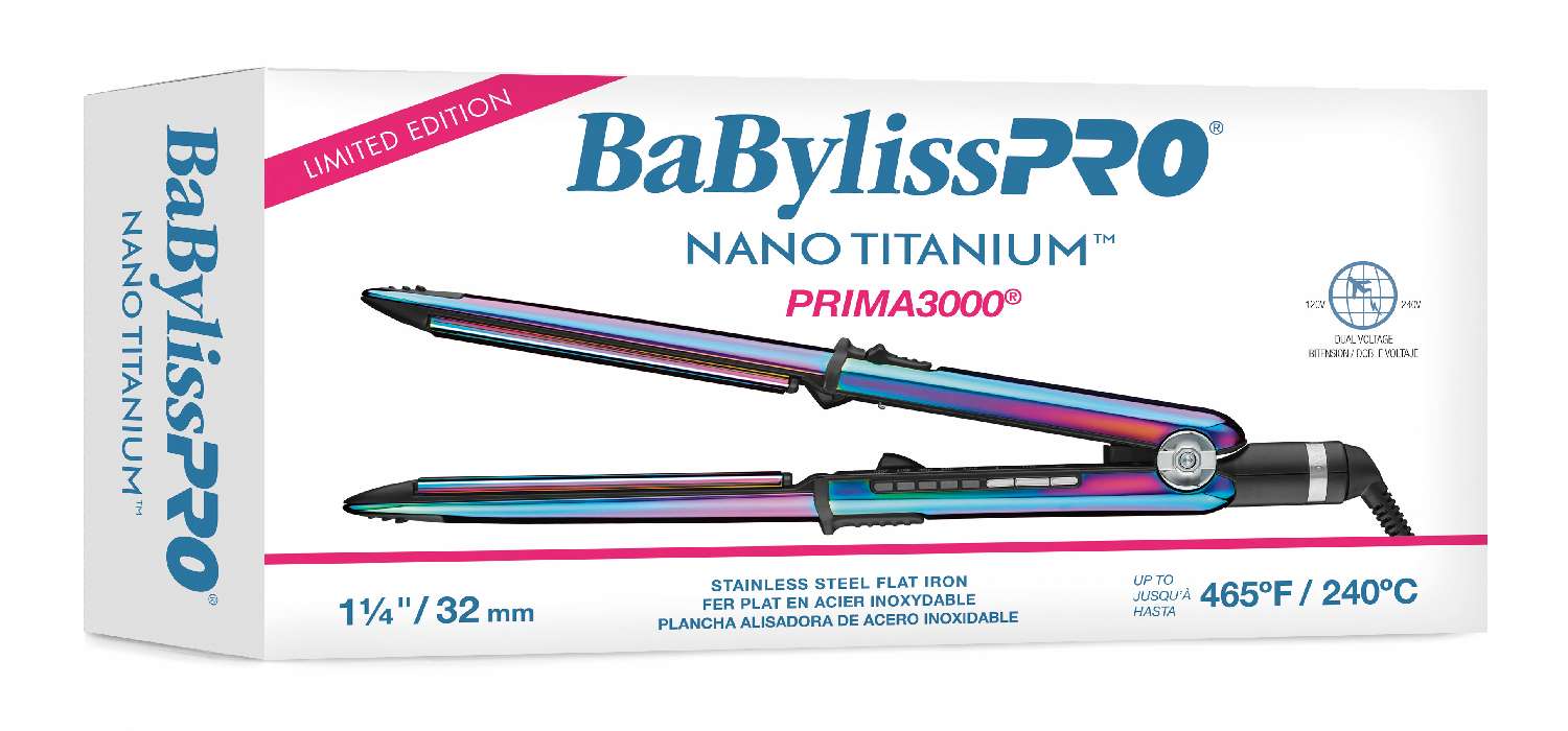 BABYLISS N/T F/IRON PRIMA3000 IRIDESCENT