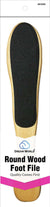 DREAM FOOT FILE ROUND WOOD HANDLE