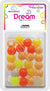 DREAM BEAD DOTS 15MM  MIX OR 24P