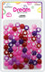 DREAM BEAD DOTS 15MM 70P MIX PURPLE