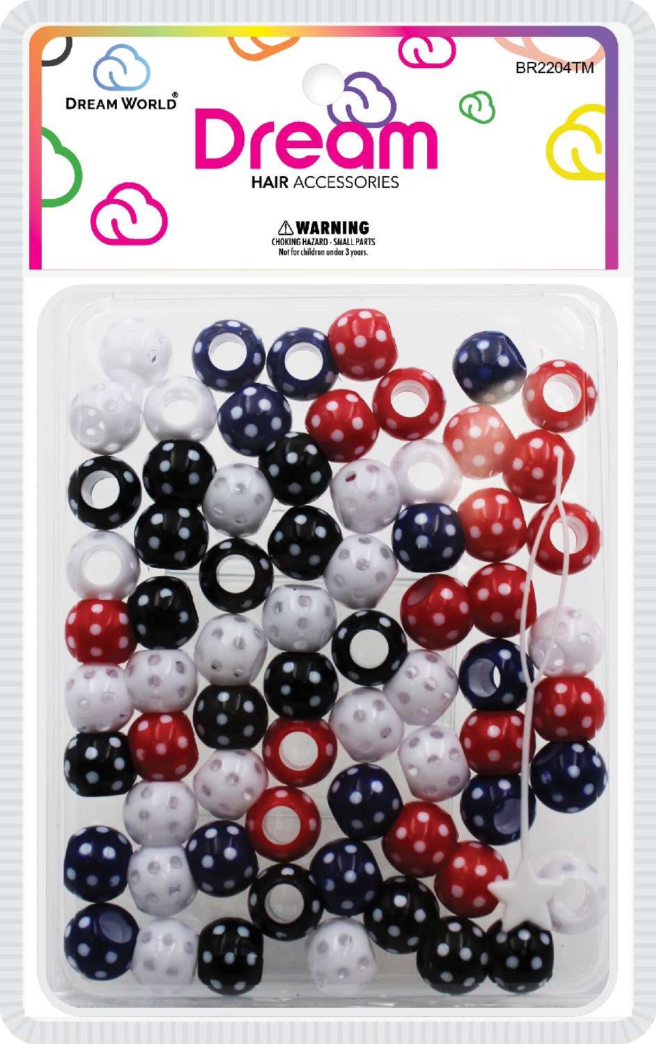 DREAM BEAD DOTS 15MM 70P TOMMY