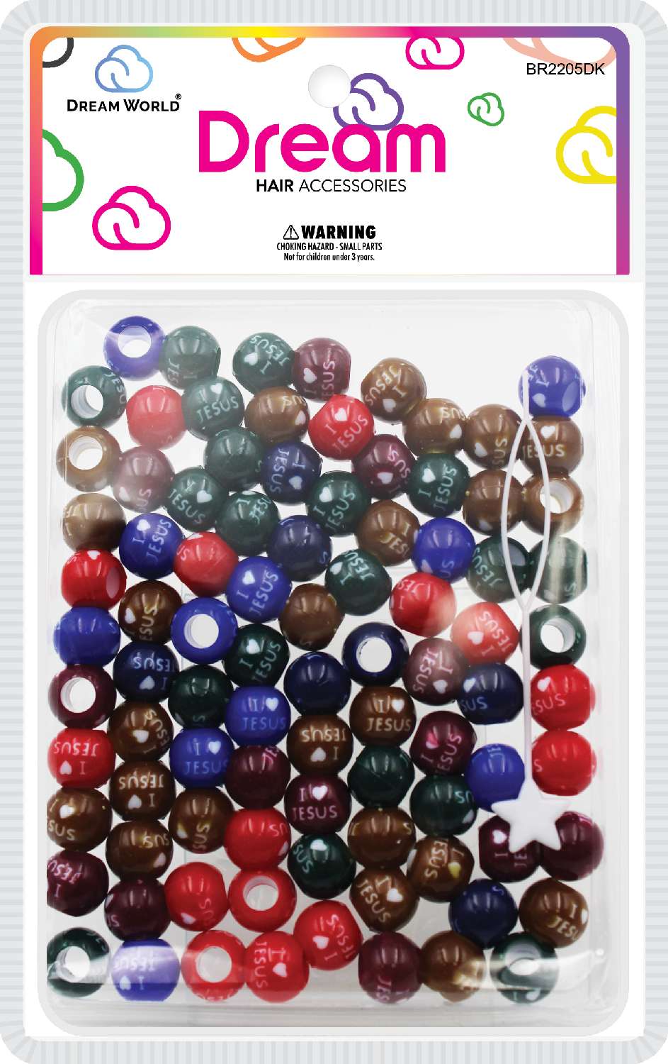DREAM BEAD I LOVE JESUS 14MM 80PCS