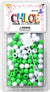 CHLOE BEAD DIAMOND WHT/LIME