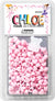 CHLOE BEAD HEART REG  L/PINK