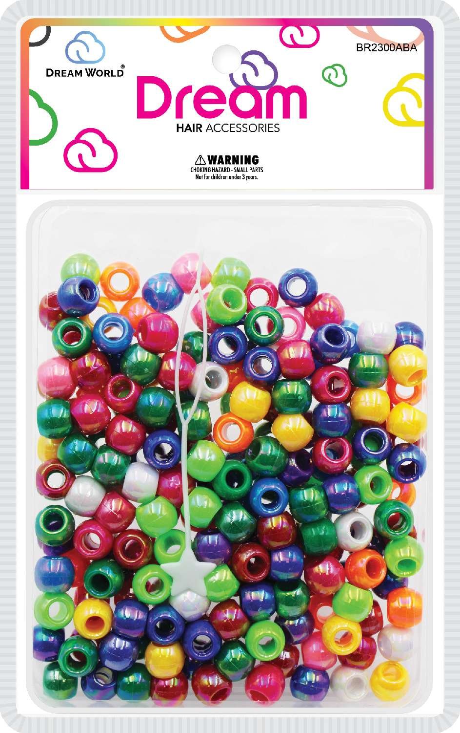 DREAM BEAD 12MM 200PC AB/ASST