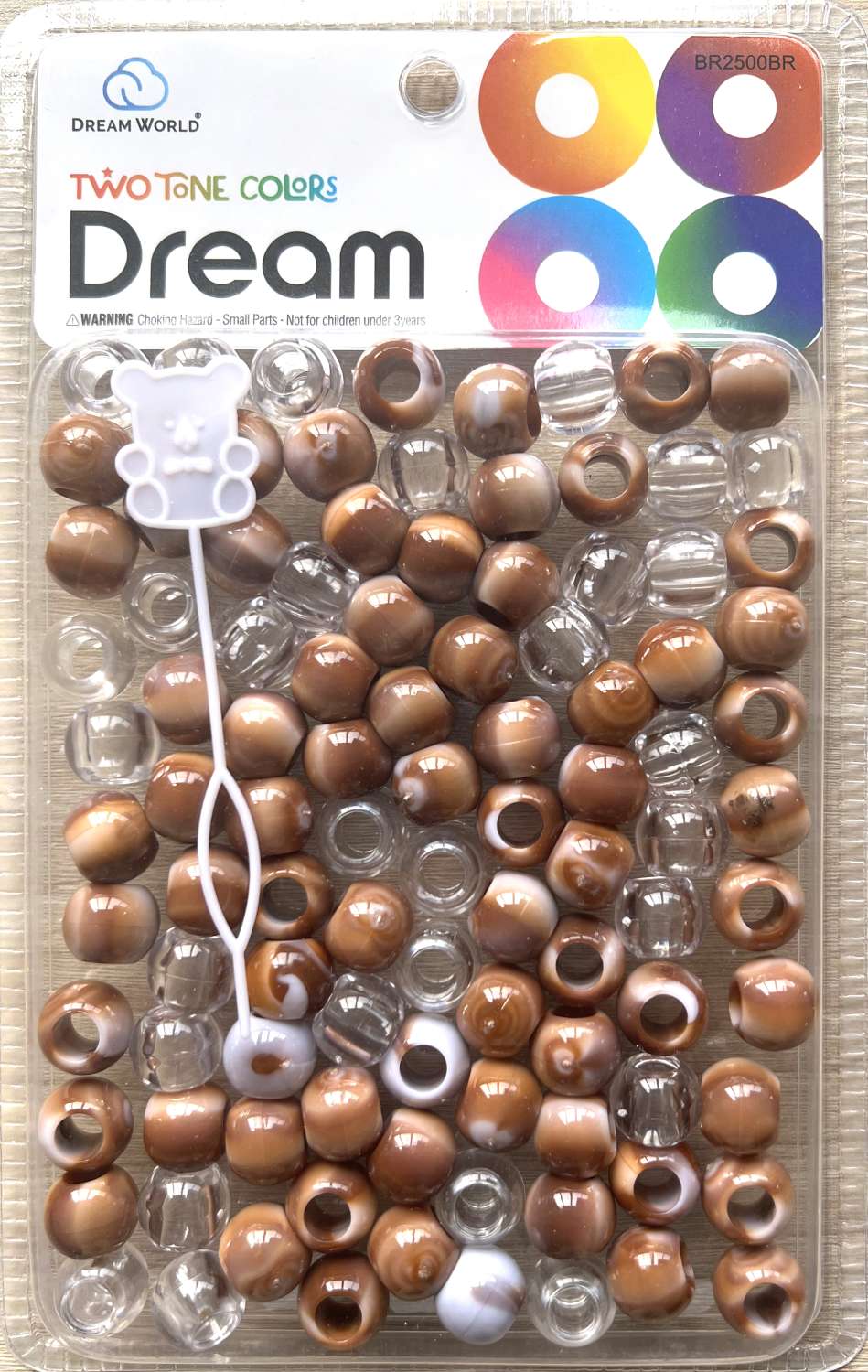 DREAM BEAD 14MM TWO TONE 48PC