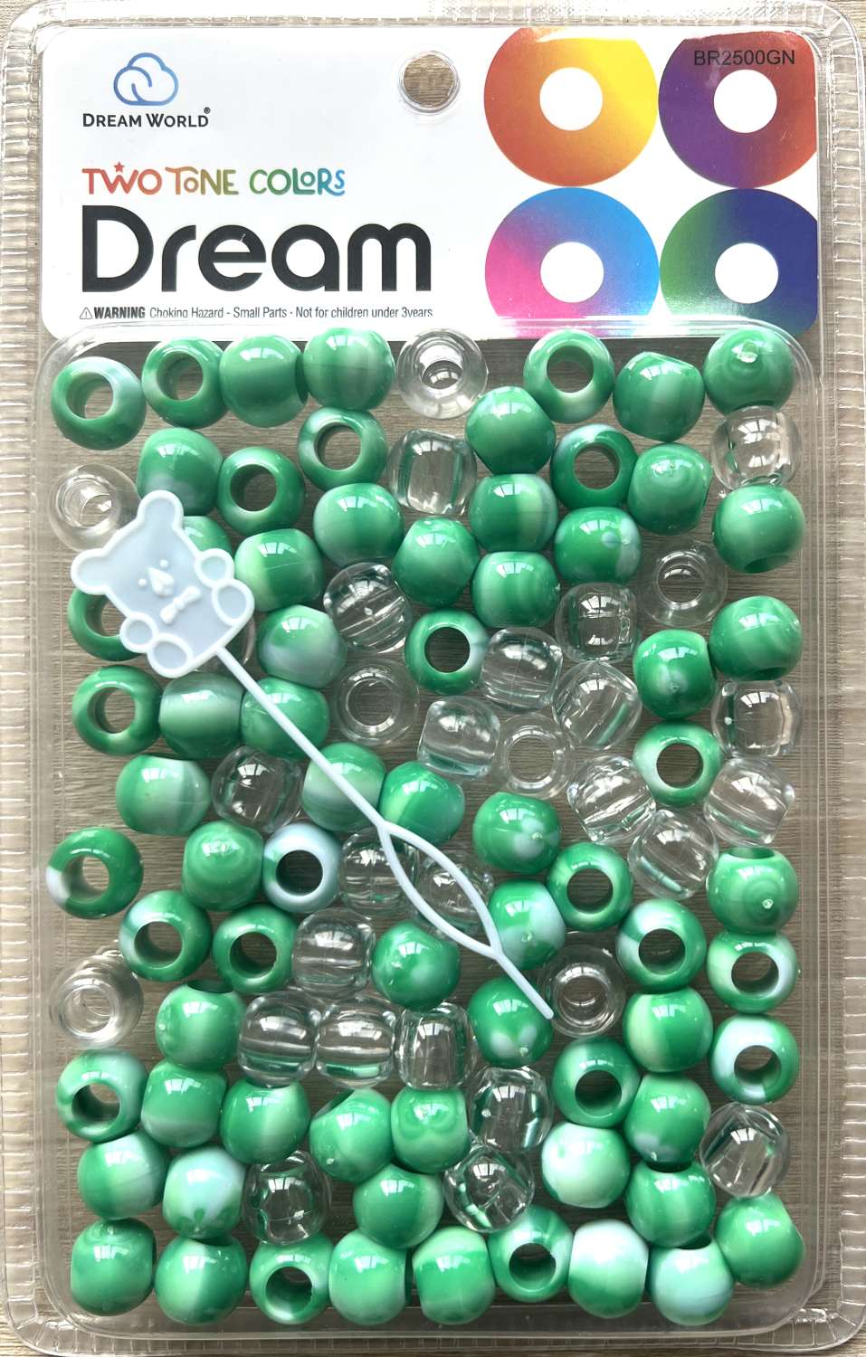 DREAM BEAD 14MM TWO TONE 48PC