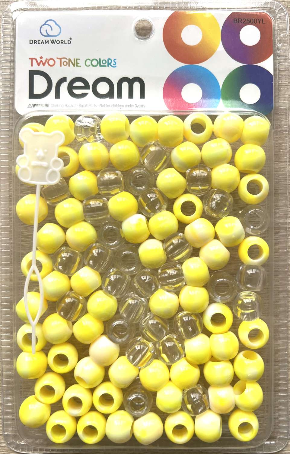 DREAM BEAD 14MM TWO TONE 48PC