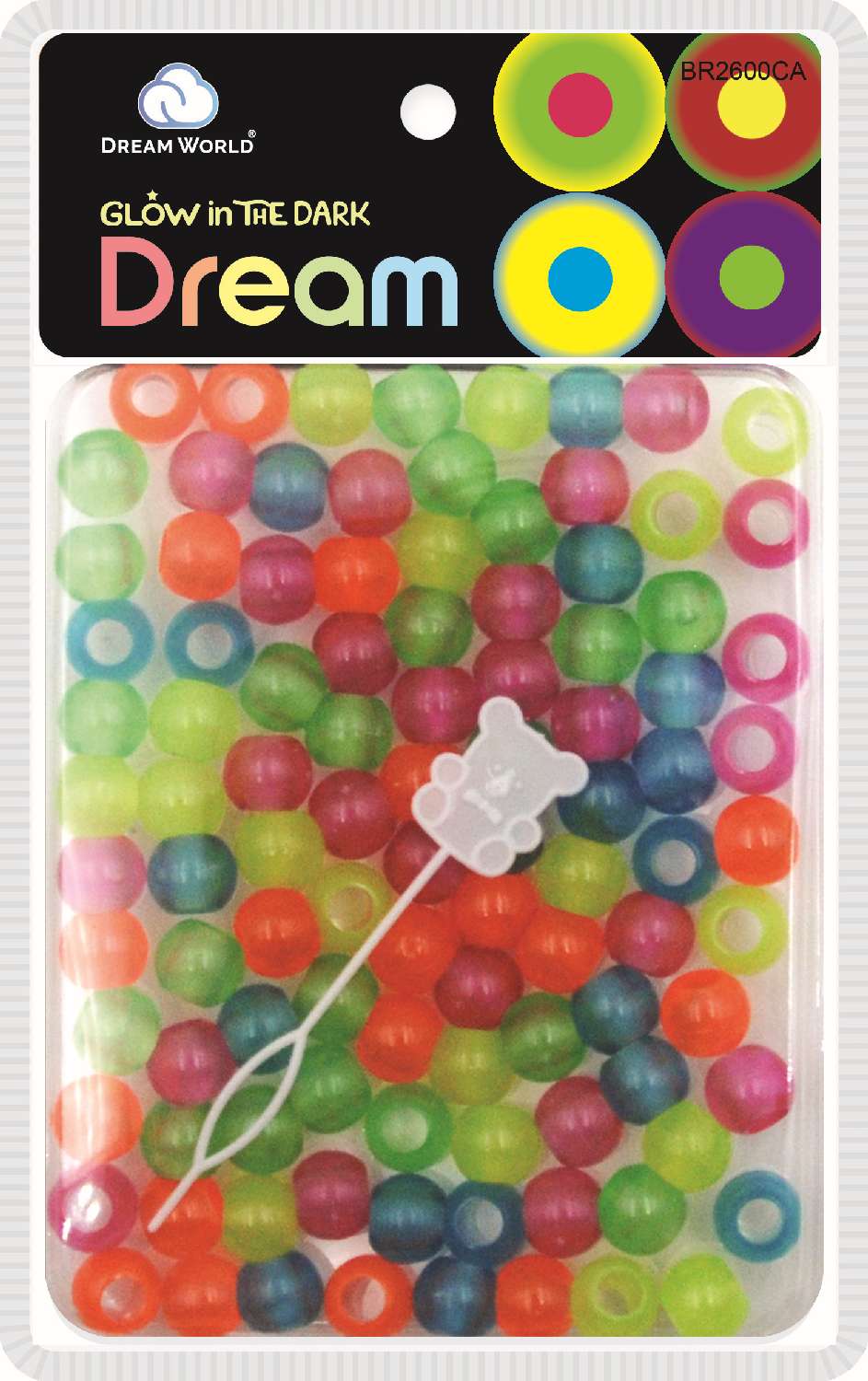 DREAM BEAD 14MM LUMINOUS 100PC