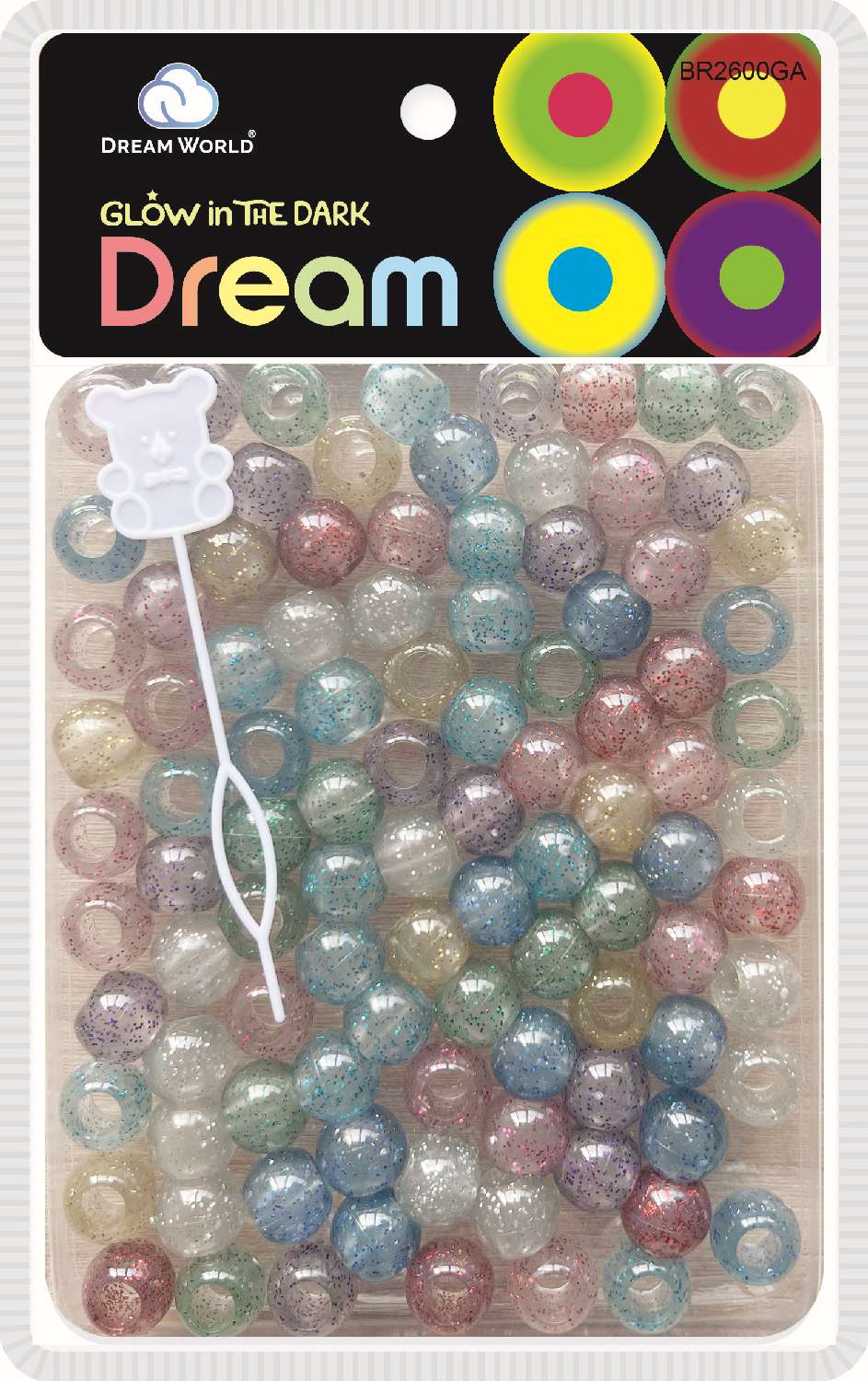 DREAM BEAD 14MM LUMINOUS 100PC