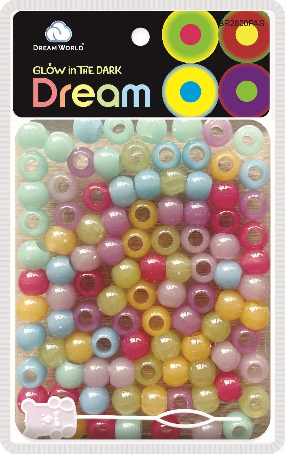 DREAM BEAD 14MM LUMINOUS 100PC