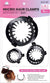 DREAM HAIR CLAMPS MICRO BLACK [2DZ/BX]