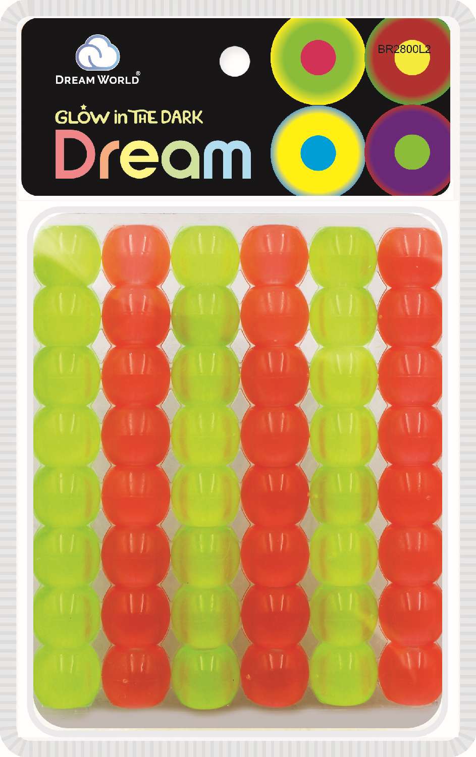 DREAM BEAD 18MM LUMINOUS 52PC