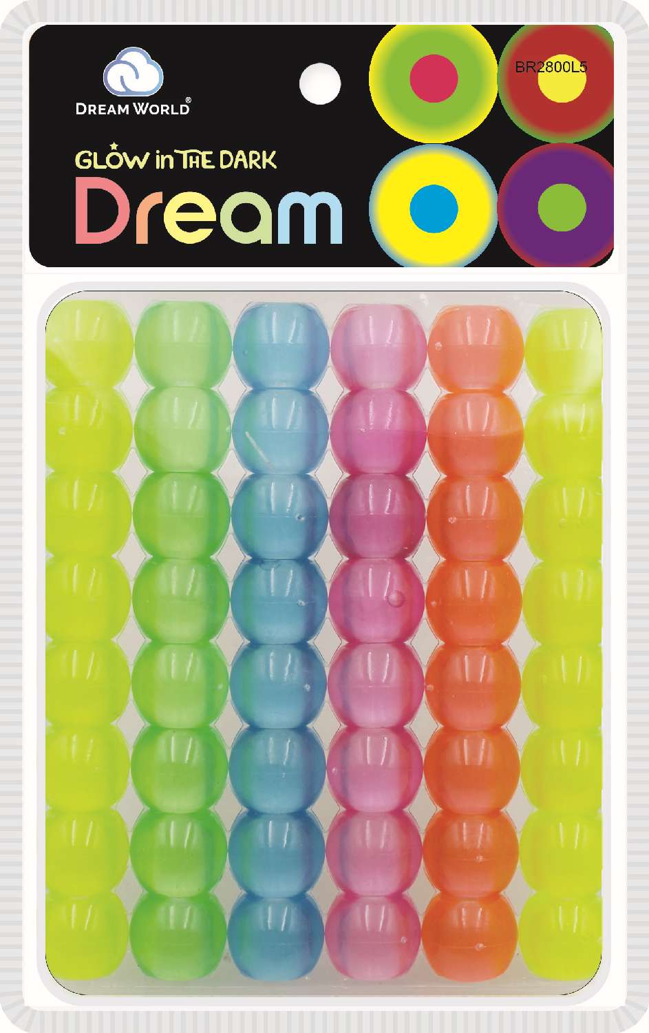 DREAM BEAD 18MM LUMINOUS 52PC