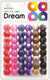 DREAM BEAD 18MM TWO TONE 52PC