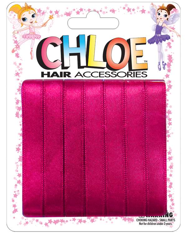 CHLOE H/RIBBON HOT PINK 7PC