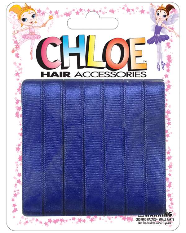 CHLOE H/RIBBON ROYAL BLUE 7PC