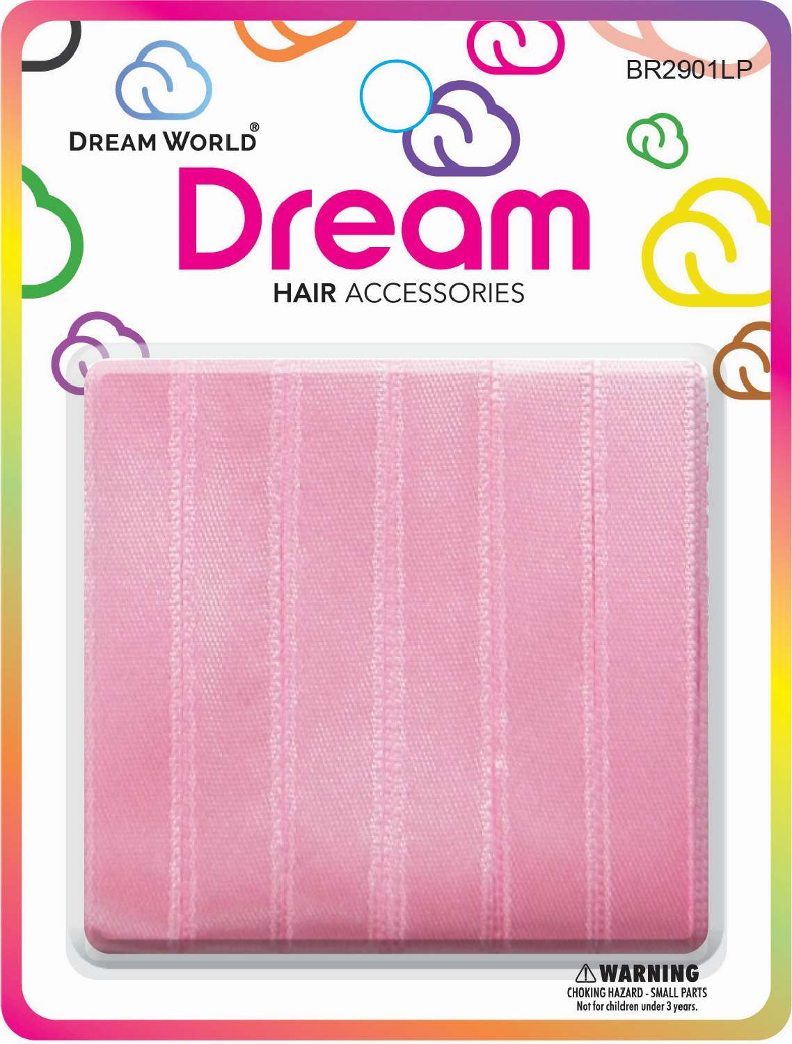 DREAM H/RIBBON LIGHT PINK 6PC