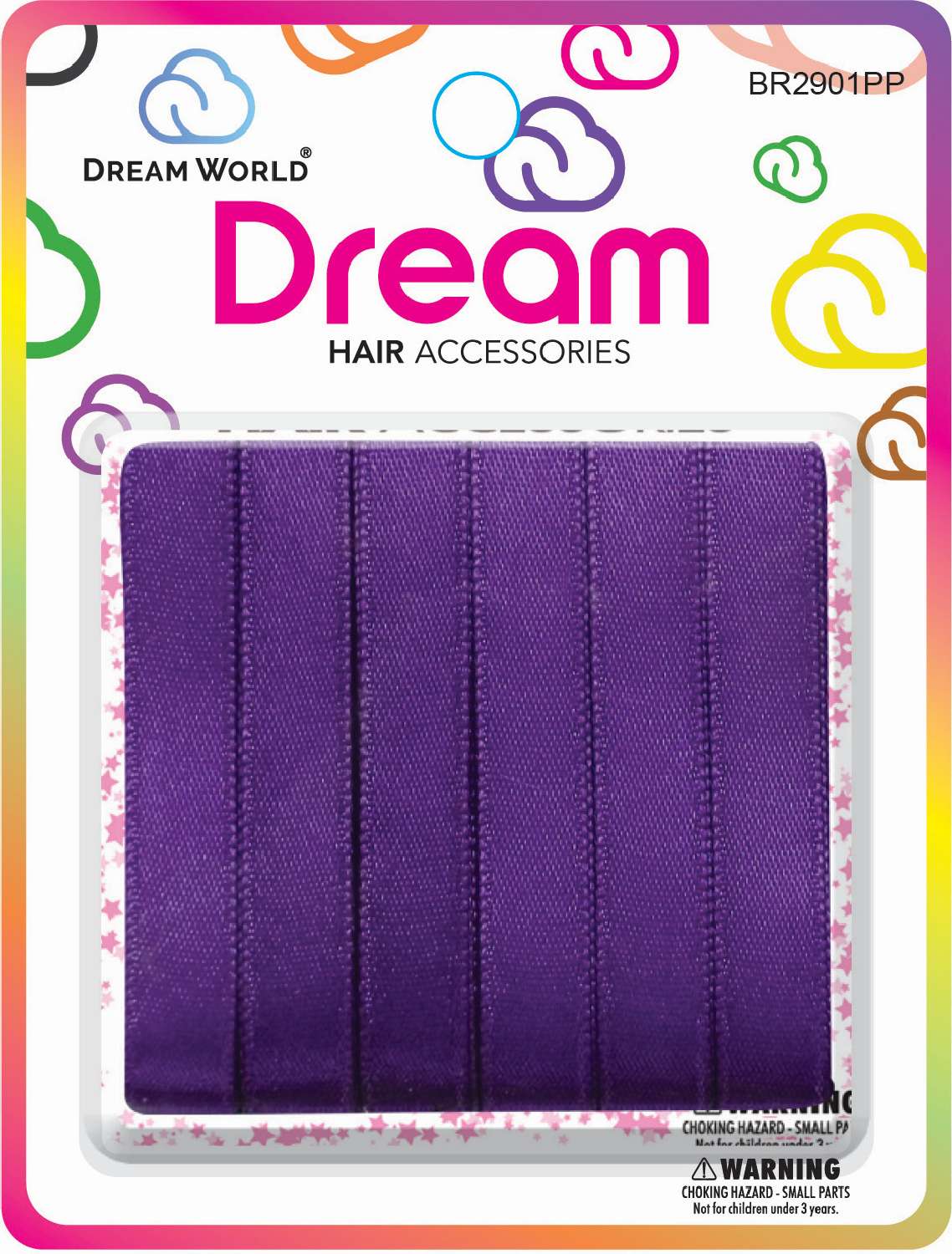 DREAM H/RIBBON PURPLE 6PC