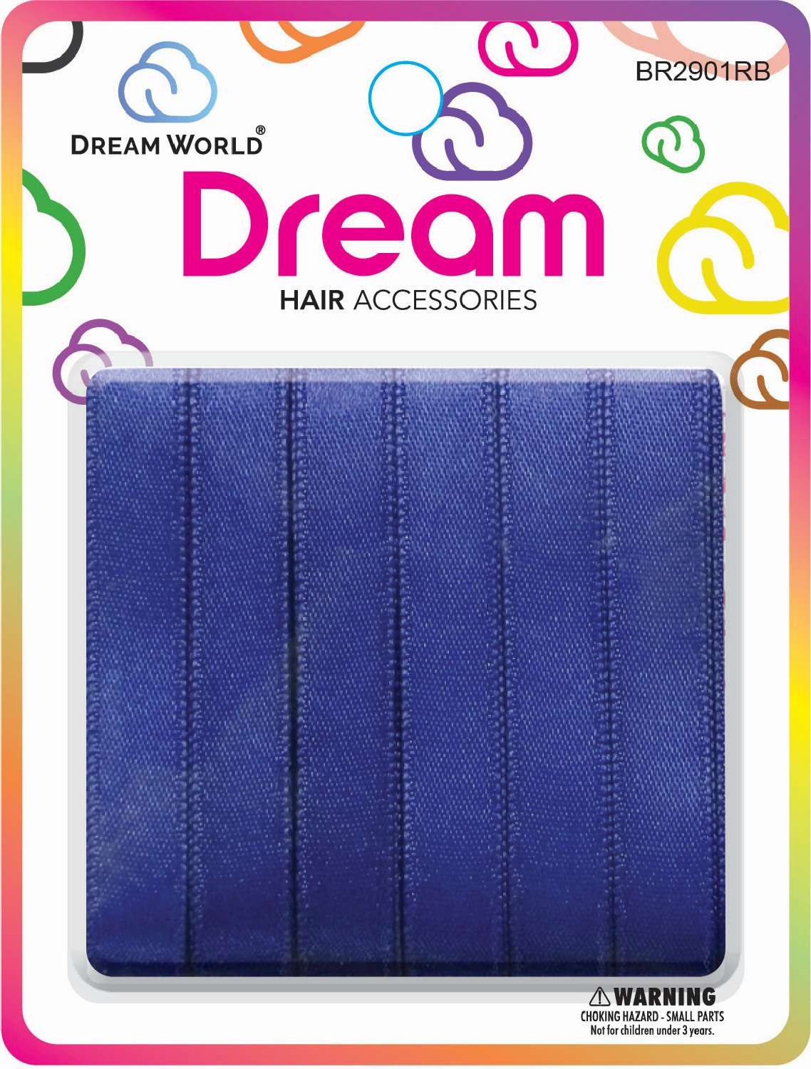 DREAM H/RIBBON ROYAL BLUE 6PC