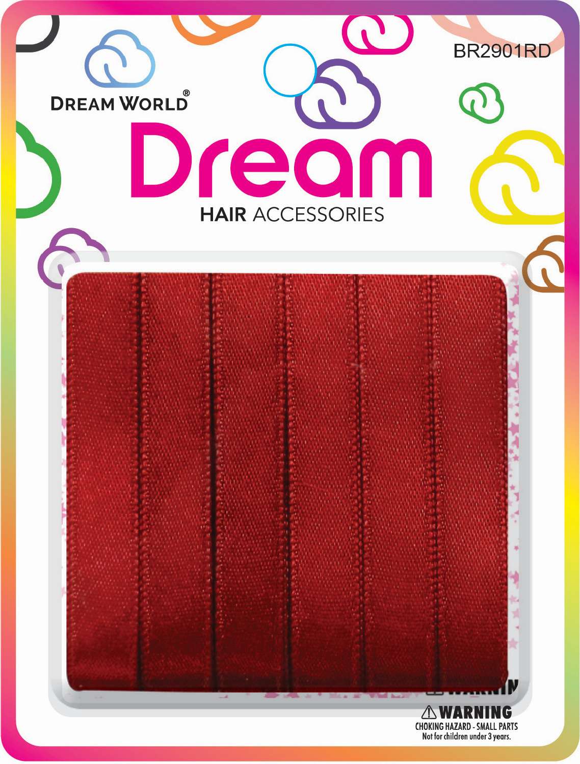 DREAM H/RIBBON RED 6PC