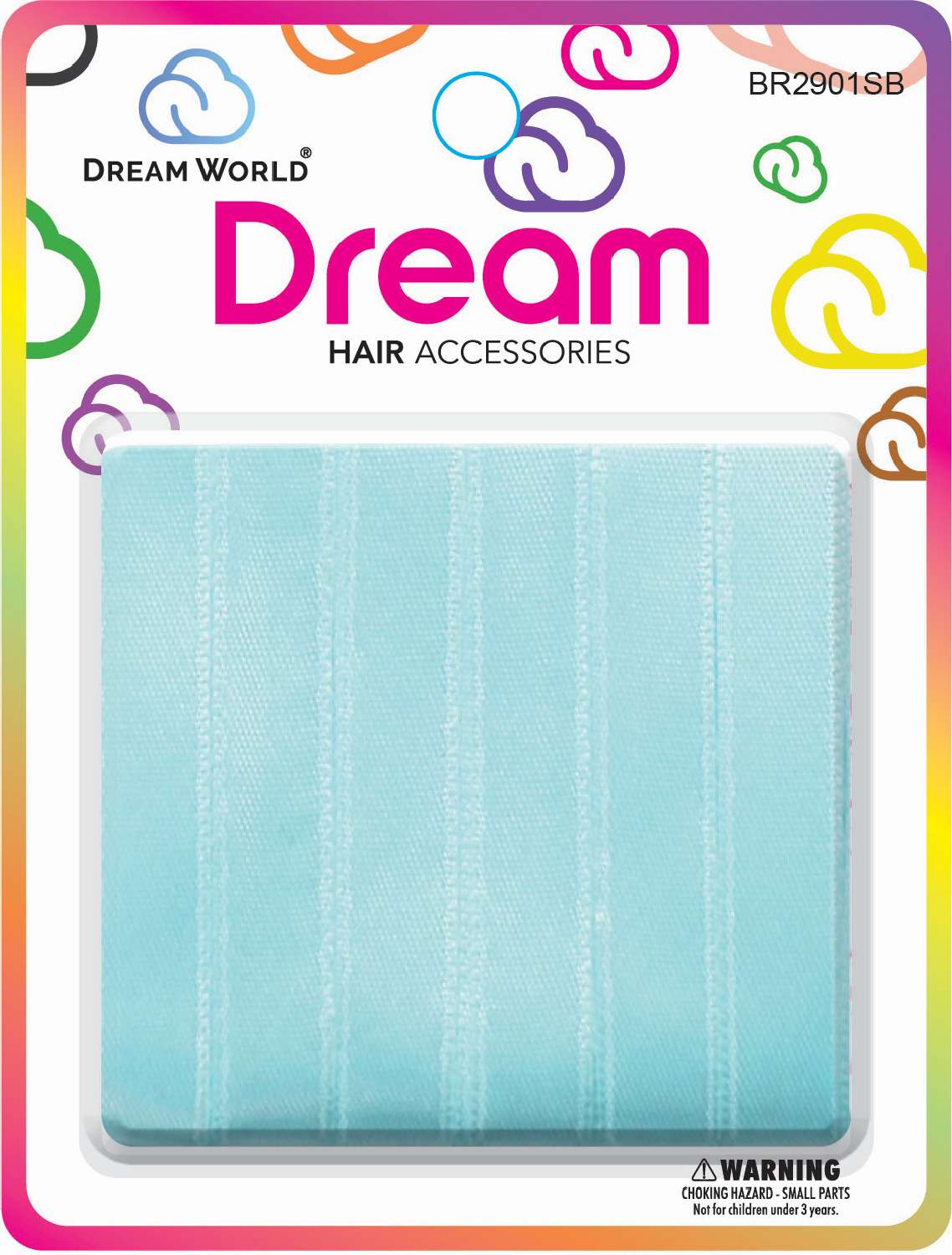 DREAM H/RIBBON SKY BLUE 6PC