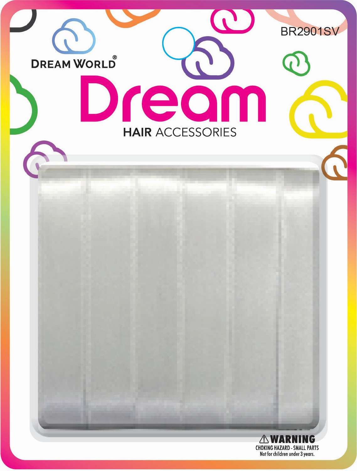 DREAM H/RIBBON SILVER 6PC