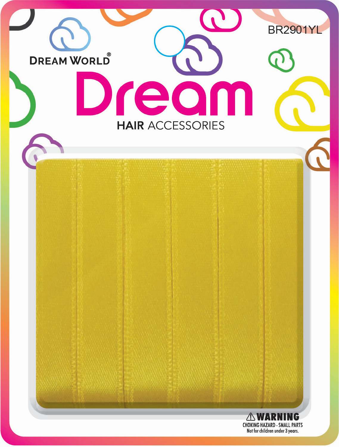 DREAM H/RIBBON YELLOW 6PC