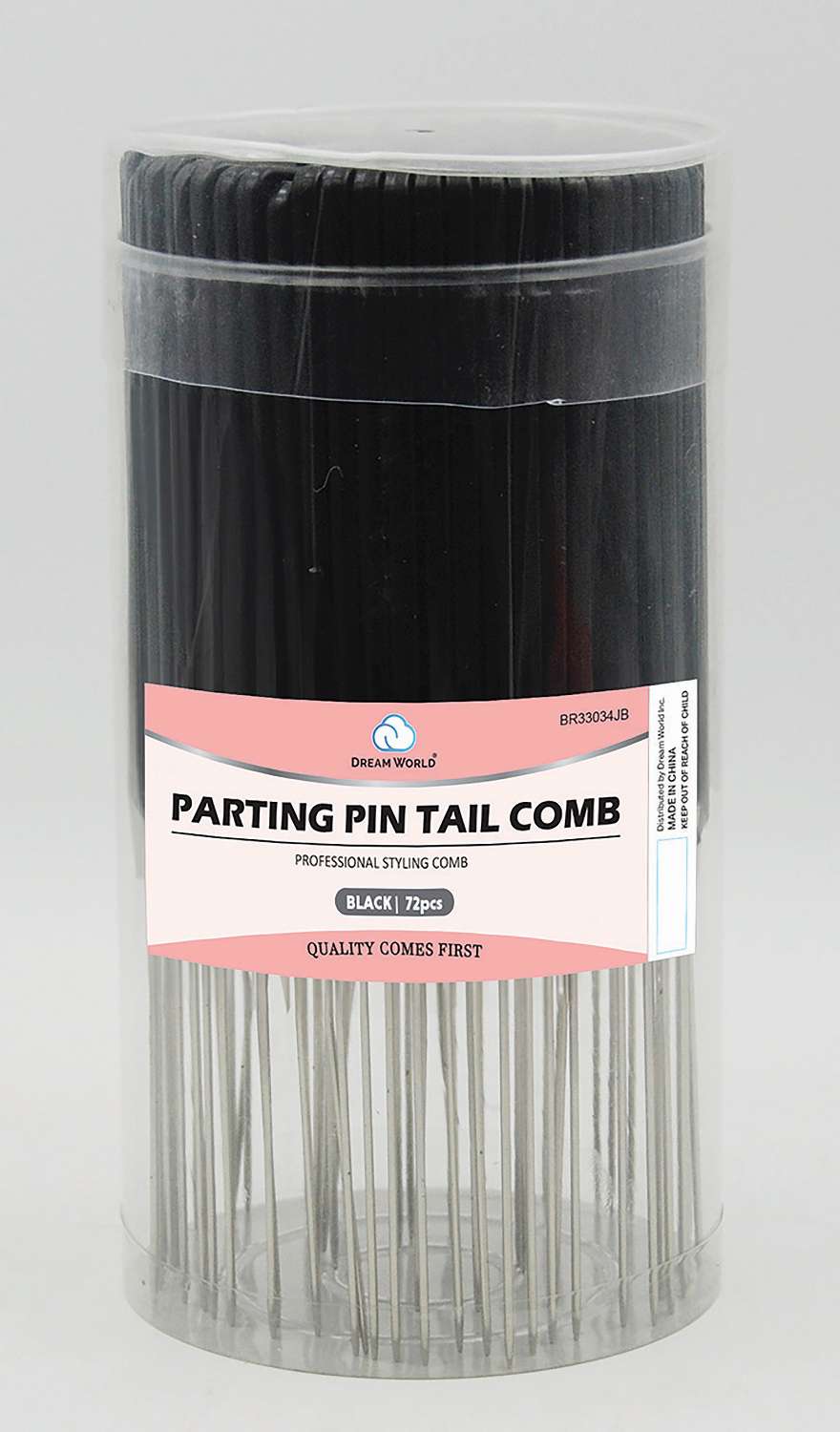 DREAM COMB BULK PARTING PIN TAIL 72/JR