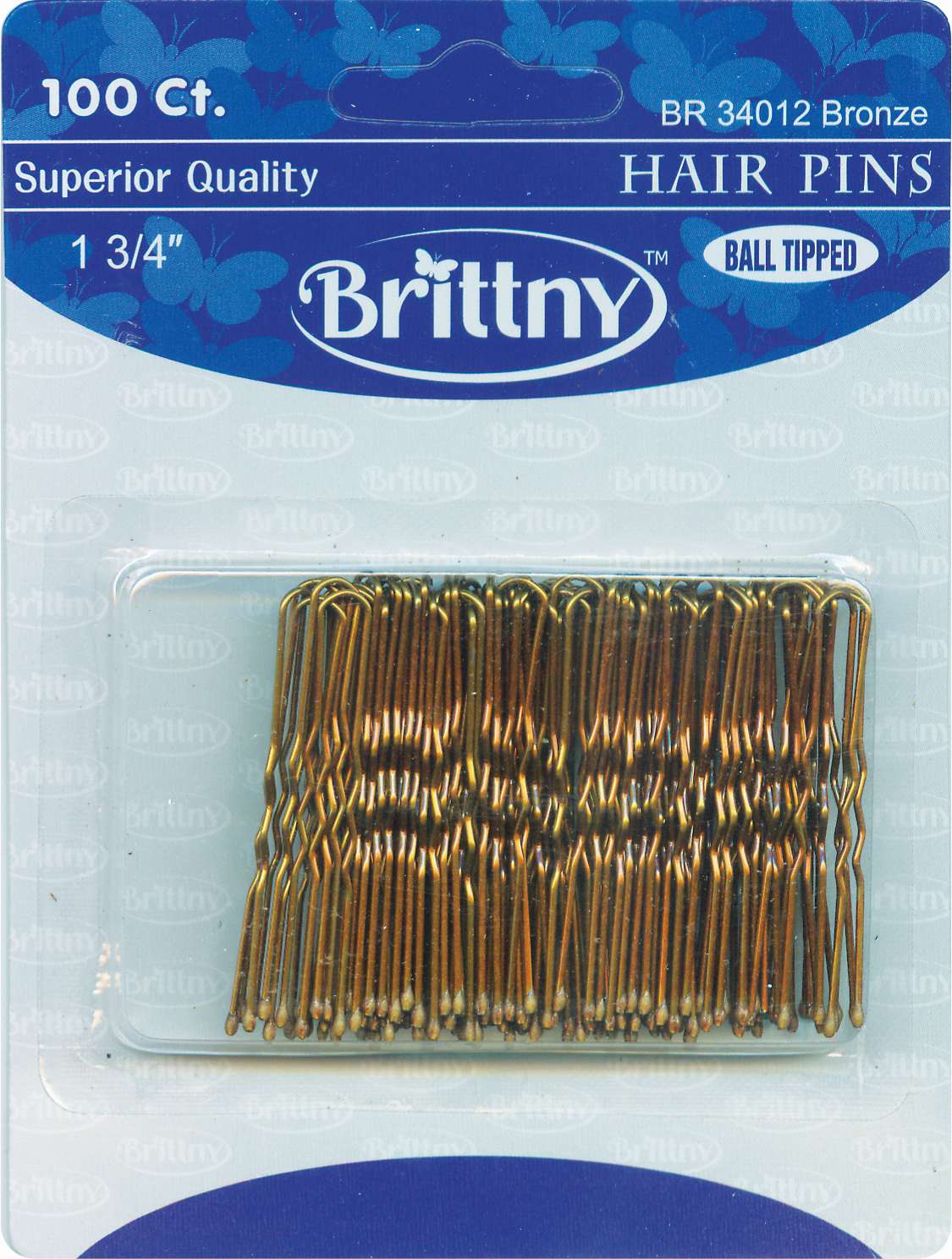BR PIN HAIR - 1 3/4  BRON